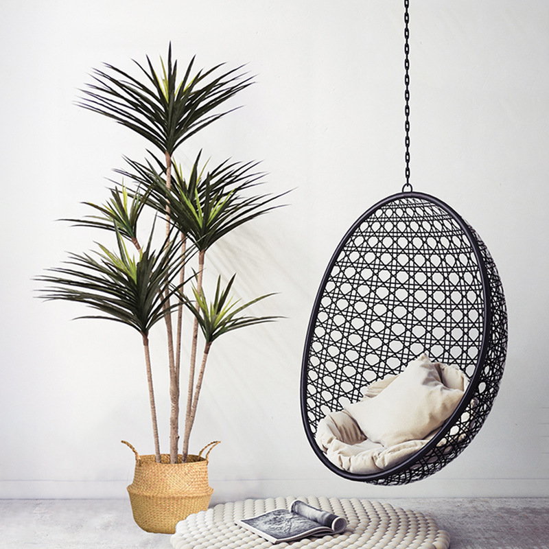 Ficus Lyrata Tree - 90-120cm Duże Sztuczne Rośliny Dracaena Tropikalne