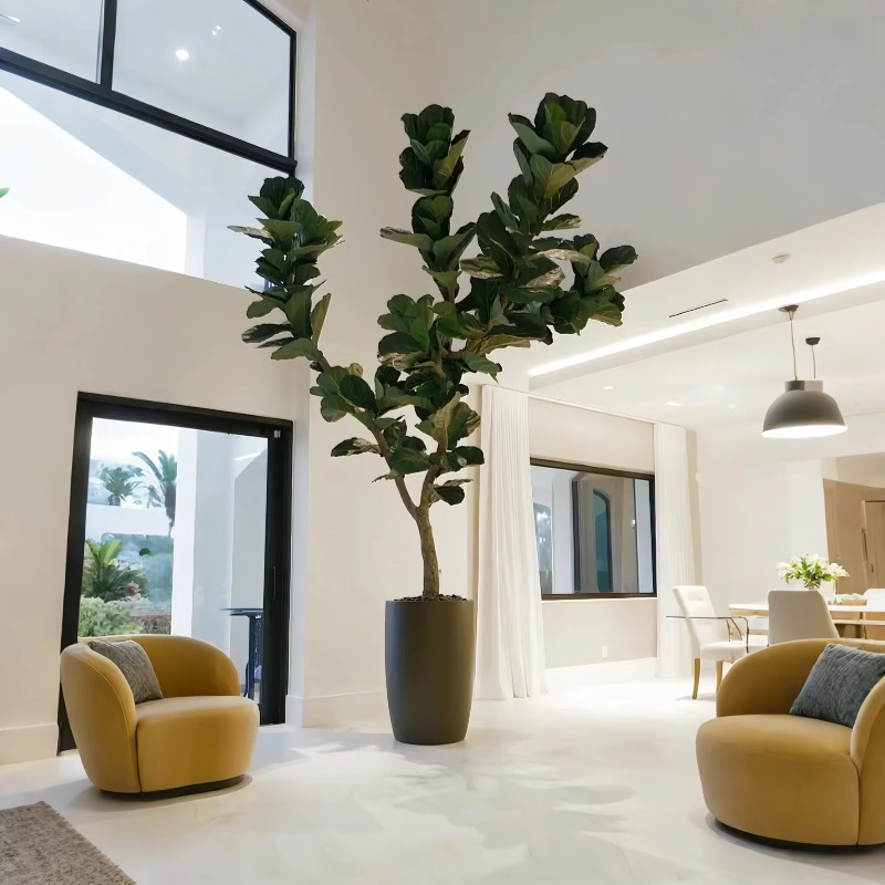 Sztuczne rośliny doniczkowe do – Ficus Lyrata Tree recenzja i cena
