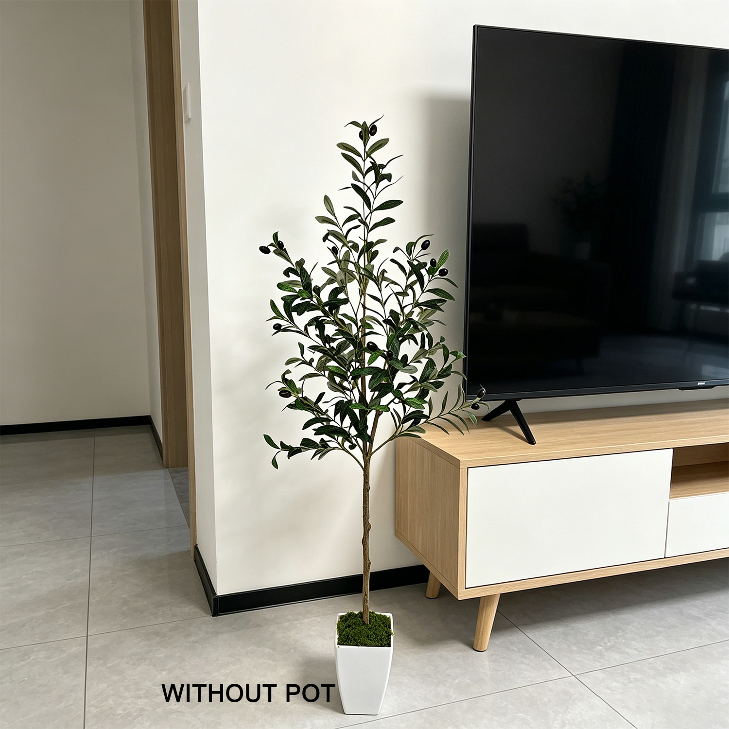 Sztuczna drzewko oliwniowe 120 – Ficus Lyrata Tree recenzja i cena